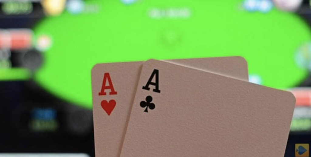Learning to play online poker