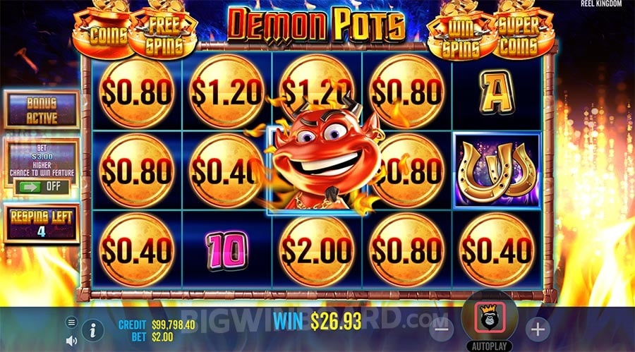 Análisis del juego Demon Pots.