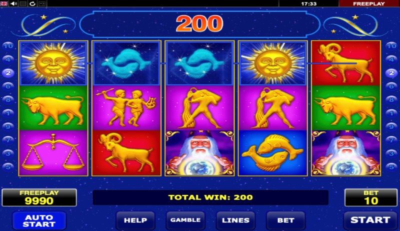 Gameplay of Lucky Zodiac slot