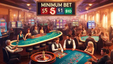 Minimum bets at the casino table