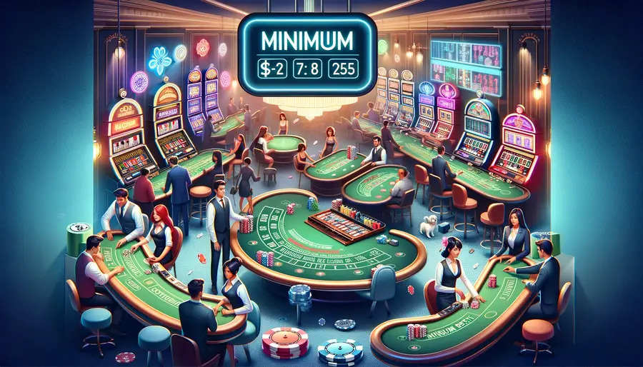 Minimum bets on slot machines