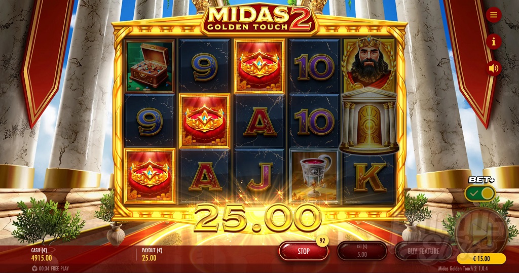 gameplay della mano di midas 2