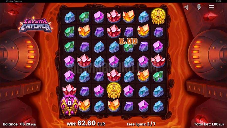 Fonctionnalités bonus de Crystal Catcher