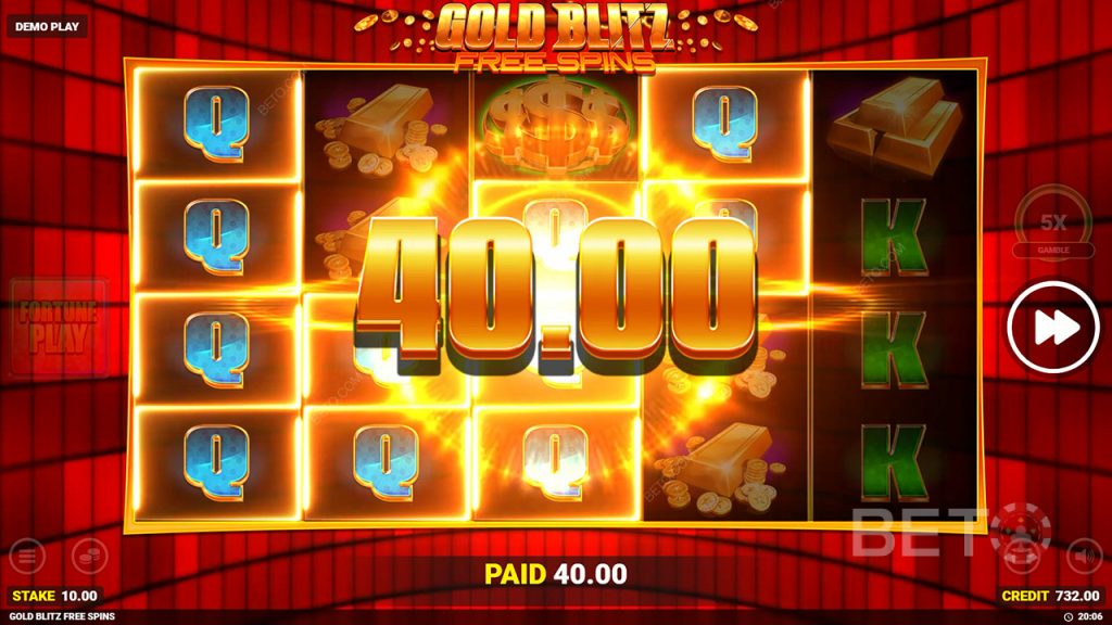 Gold Blitz Free Spins