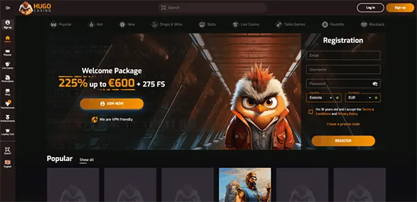 Online blackjack game